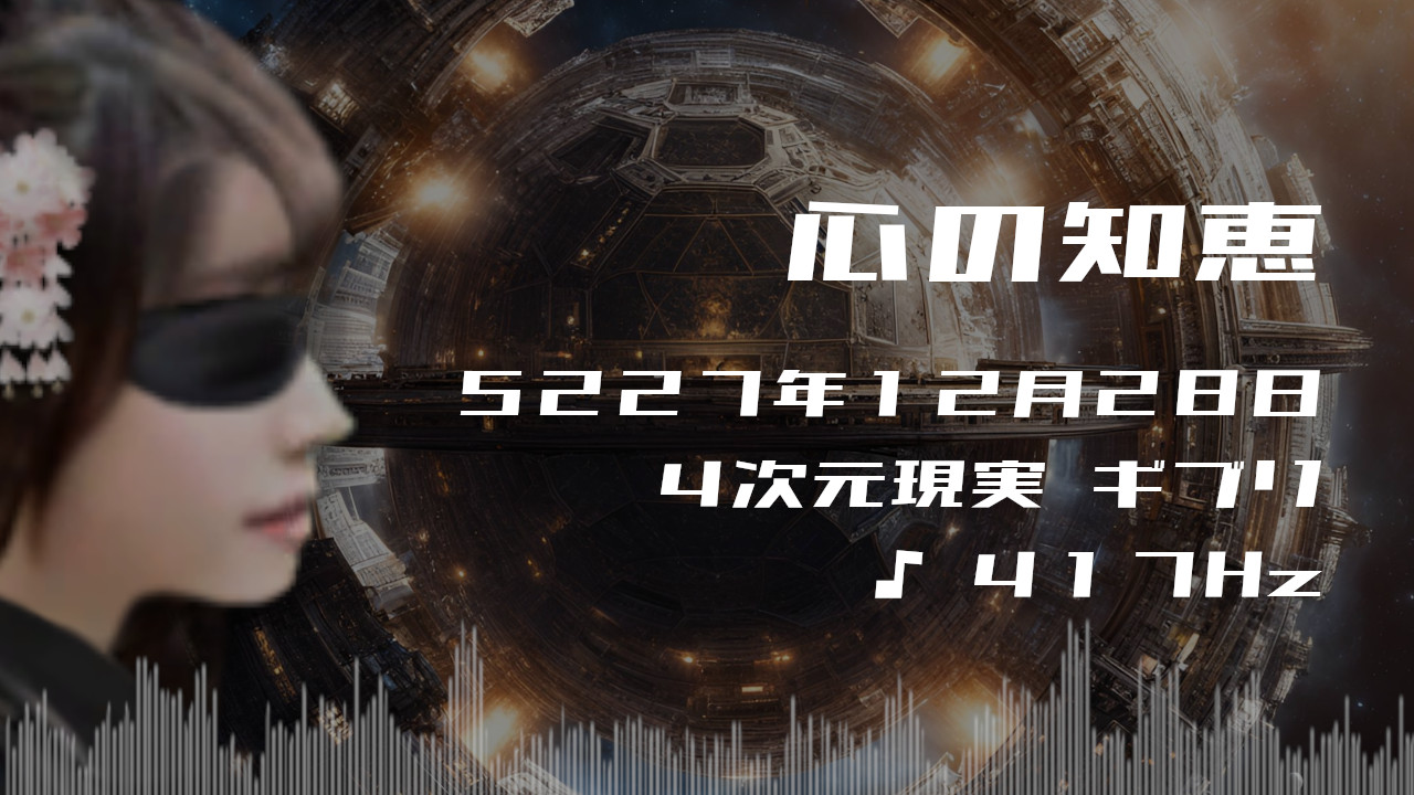 心の知恵. . .５２２７年１２月２８日頃✧４次元ギブリにて✧417Hz✧ソルフェジオ周波数✧ネガティブ思考の解放の波動~