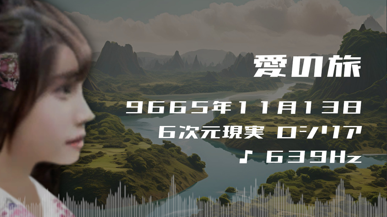 愛の旅. . .９６６５年１１月１３日頃✧６次元ロシリアにて✧639Hz✧ソルフェジオ周波数✧第4チャクラ・愛・調和の波動~