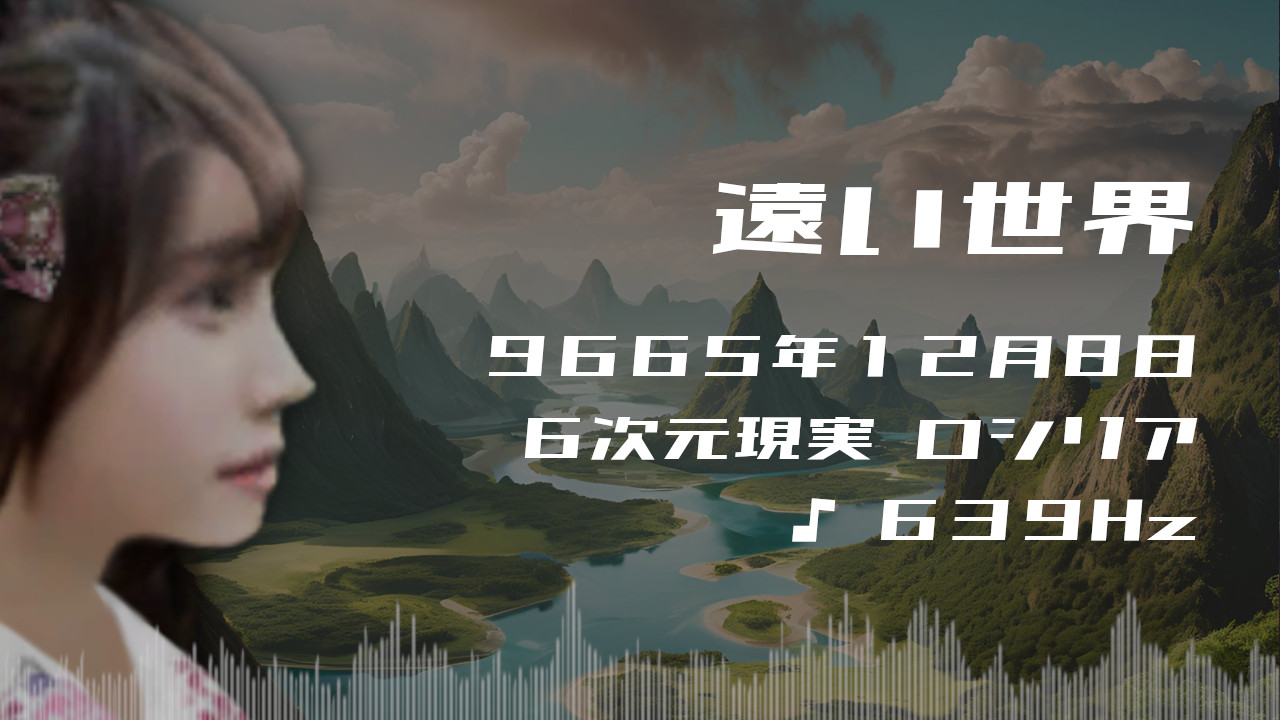 遠い世界. . .９６６５年１２月８日頃✧６次元ロシリアにて✧639Hz✧ソルフェジオ周波数✧共感と受容の波動~