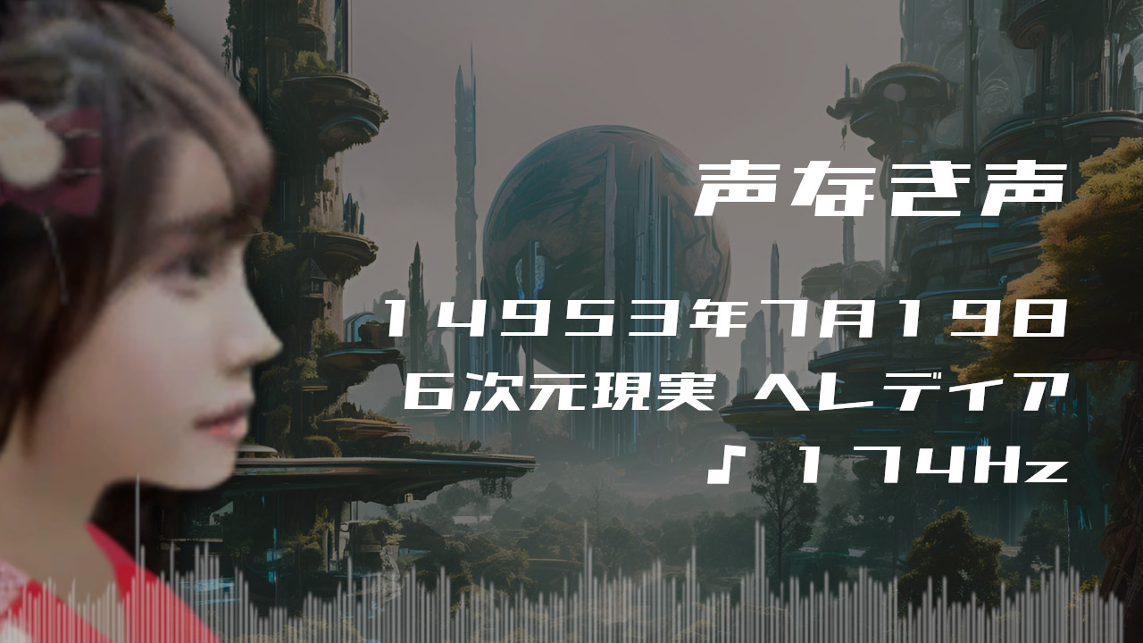 声なき声. . .１４９５３年７月１９日頃✧６次元ヘレディアにて✧174Hz✧ソルフェジオ周波数✧ストレス解放の波動~