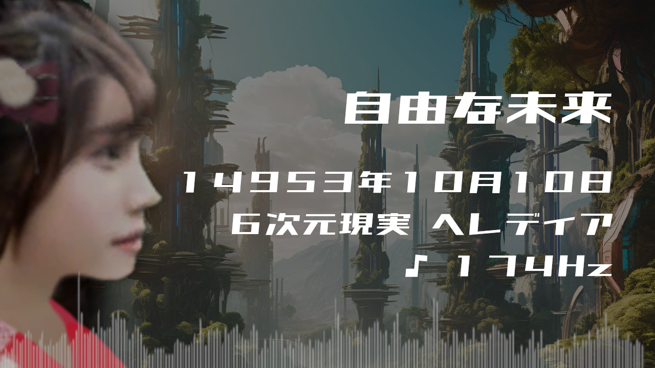 自由な未来. . .１４９５３年１０月１０日頃✧６次元ヘレディアにて✧174Hz✧ソルフェジオ周波数✧心の癒しの波動~