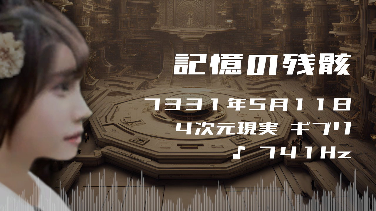 記憶の残骸. . .７３３１年５月１１日頃✧４次元ギブリにて✧741Hz✧ソルフェジオ周波数✧創造力・表現力の波動~