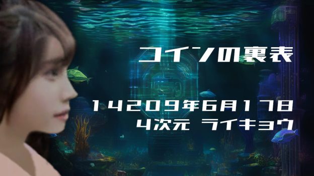 コインの裏表. . .１４２０９年６月１７日頃✧４次元ライキョウにて