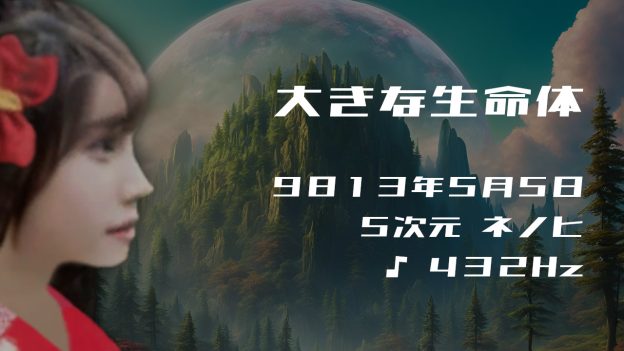 大きな生命体. . .９８１３年５月５日頃✧５次元ネノヒにて✧432Hz✧ストレス解放・癒しの波動~