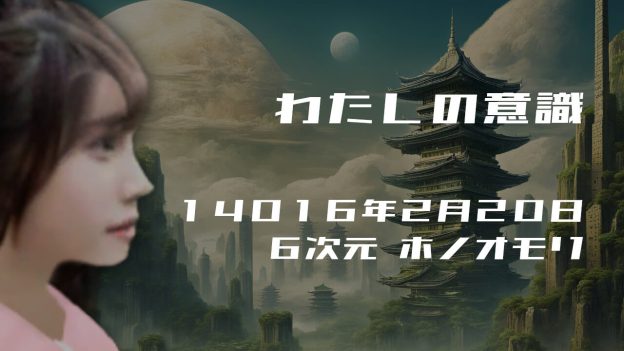 わたしの意識. . .１４０１６年２月２０日頃✧６次元ホノオモリにて