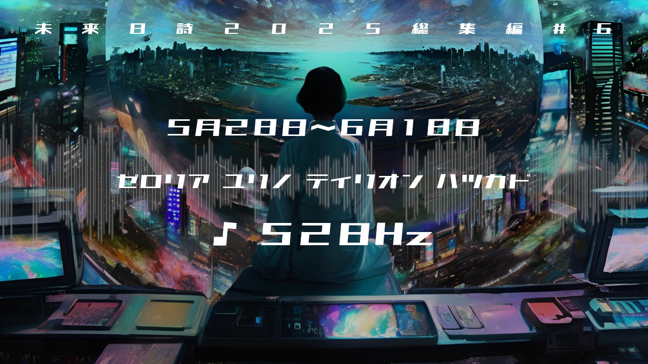 未来日詩2025年総集編6✧記憶の森・言葉は風・深まる謎・鏡の迷宮✧528Hz✧ソルフェジオ周波数✧第3チャクラ・自尊心・意思の力の波動~