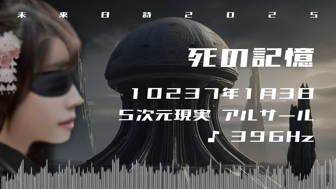 死の記憶. . .１０２３７年１月３日頃✧５次元アルサールにて✧396Hz✧ソルフェジオ周波数✧罪悪感・恐怖心の解放の波動✧未来日詩2025✧