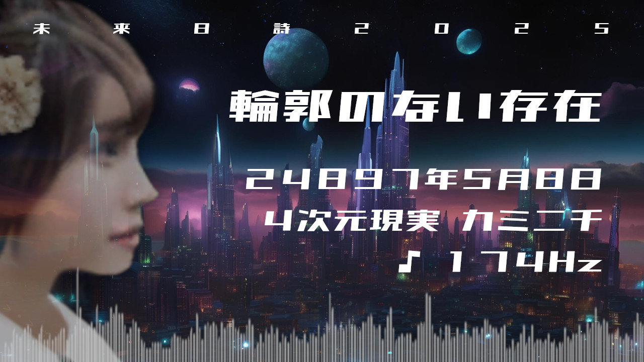 輪郭のない存在. . .２４８９７年５月８日頃✧４次元カミニチにて✧174Hz✧ソルフェジオ周波数✧心の癒しの波動✧未来日詩2025✧