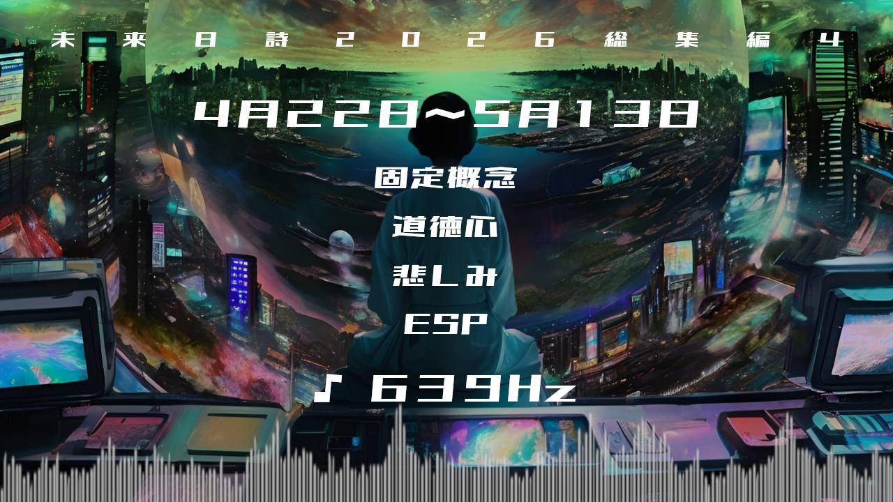 未来日詩2026年総集編4✧固定観念・道徳心・悲しみ・ESP✧639Hz✧ソルフェジオ周波数✧共感と受容の波動~