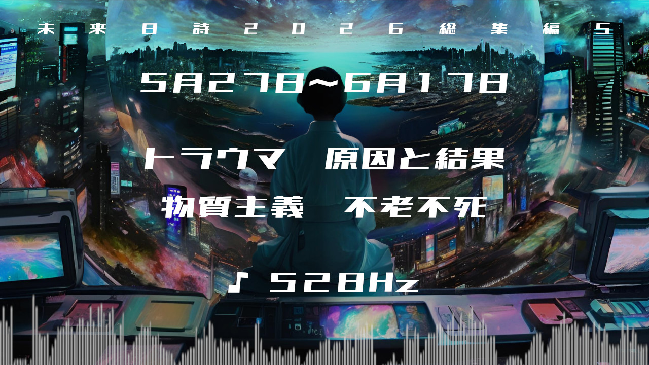 未来日詩2026年総集編5✧トラウマ・原因と結果・物質主義・不老不死✧528Hz✧ソルフェジオ周波数✧第3チャクラ・自尊心・意思の力の波動~