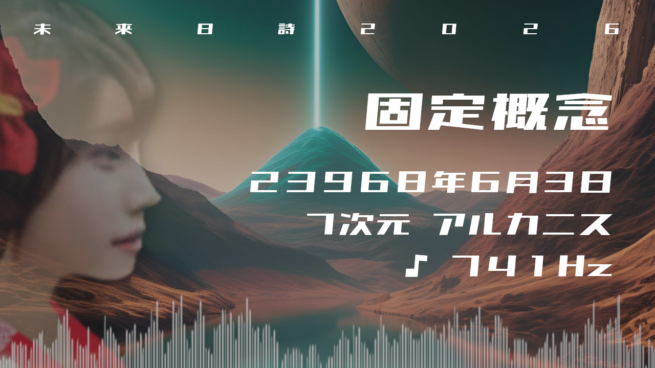 固定概念. . .２３９６８年６月３日頃✧７次元アルカニスにて✧741Hz✧ソルフェジオ周波数✧感性・直観力の波動✧未来日詩2026年✧